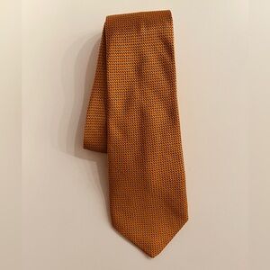 Elegant Nautica Orange Patterned Men's Tie